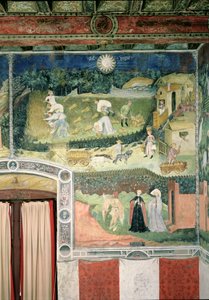 El Mes de Agosto, c.1400 de Bohemian School